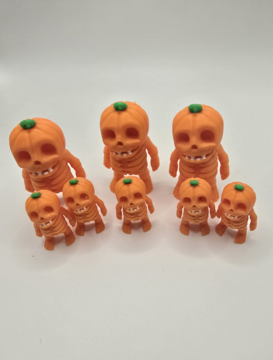 Pumpkin Head Skeleton