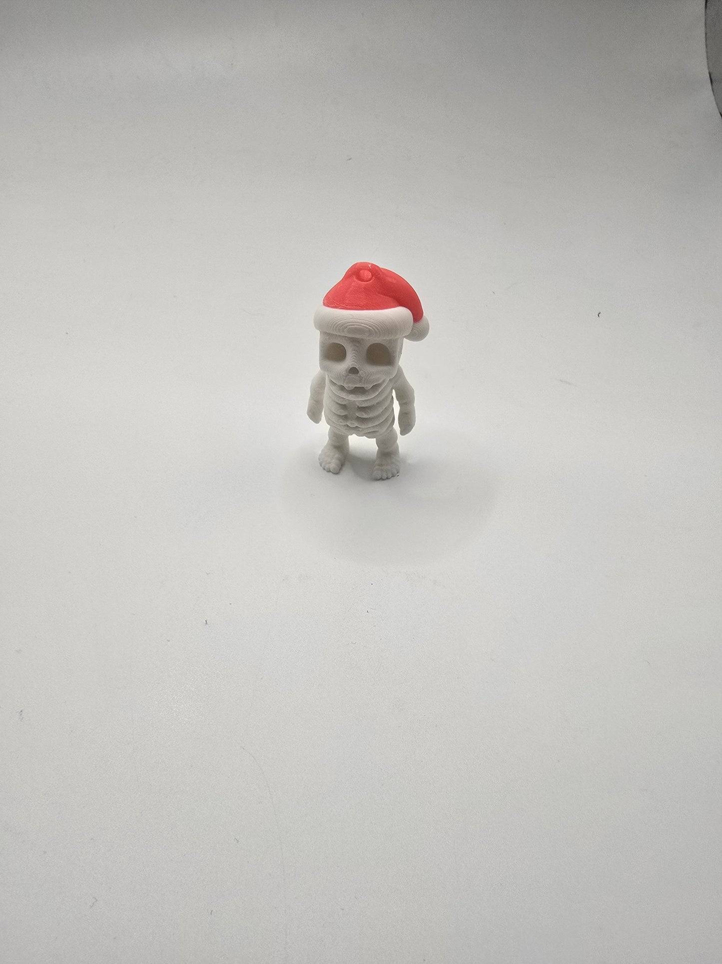 Christmas Santa Skeleton keychain