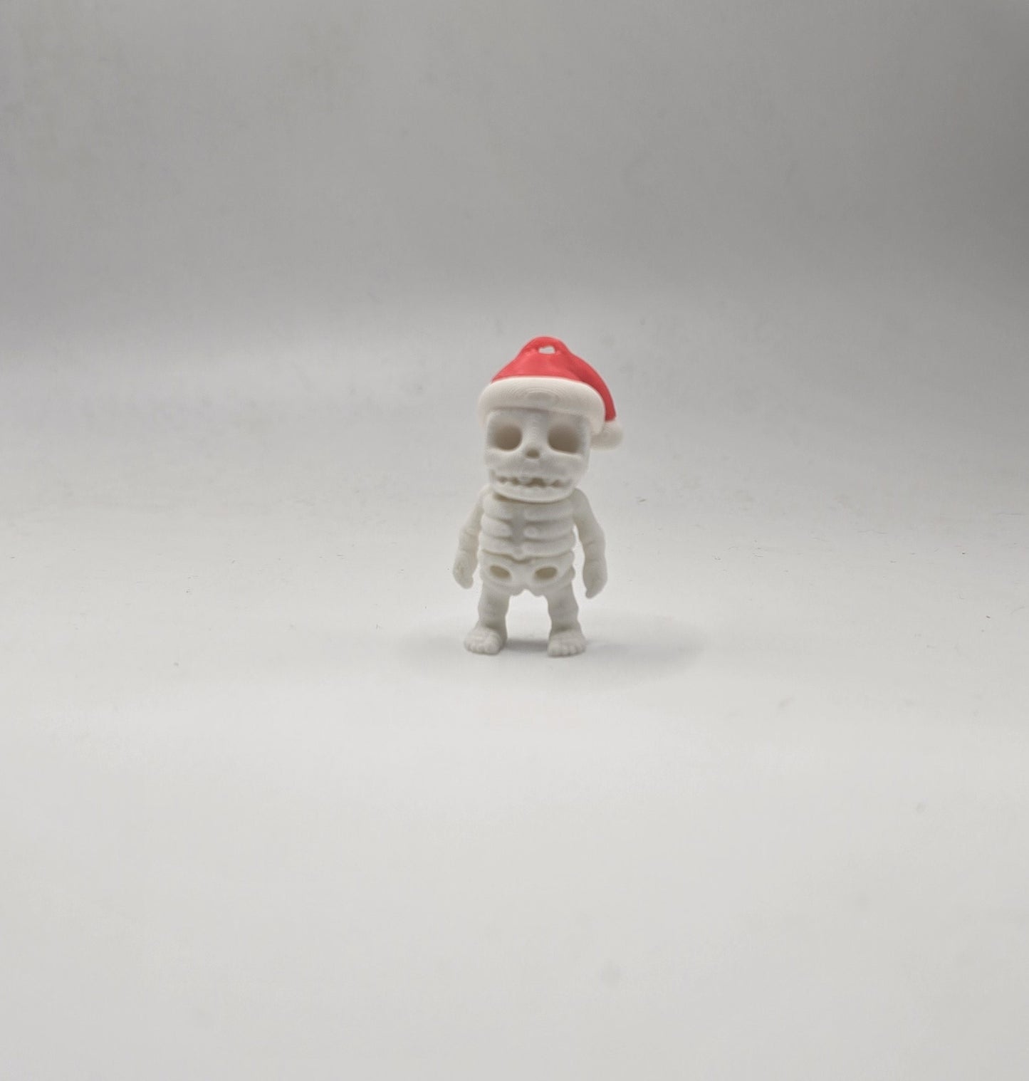 Christmas Santa Skeleton keychain